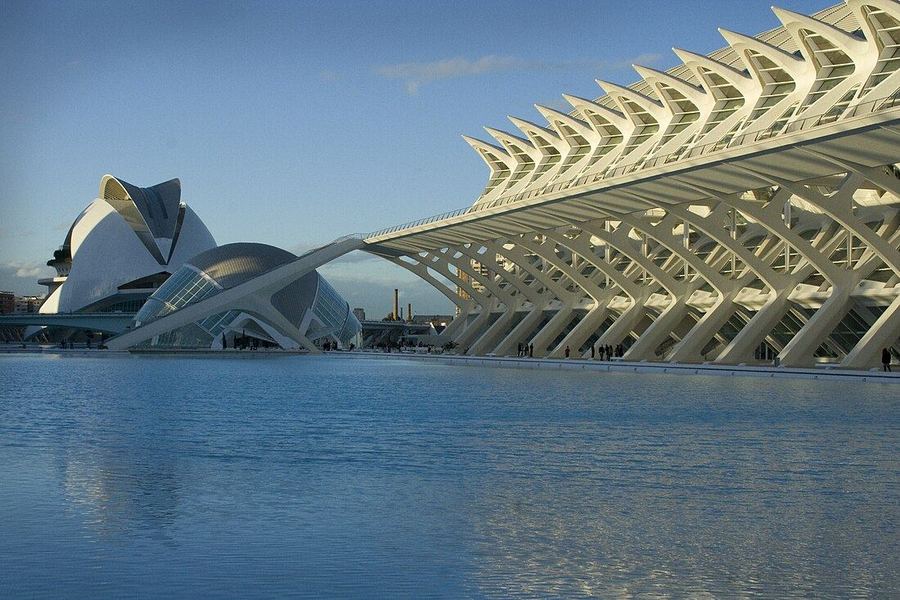 Hemisfèric y Museo de las Ciencias en la Ciudad de las Artes y las Ciencias de Valencia